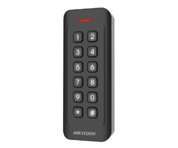 【?？低旾D密碼門禁讀卡器】?？低旽IKVISION數(shù)字鍵盤門禁ID讀卡器DS-K1802EK